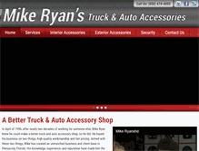 Tablet Screenshot of mikeryans.com